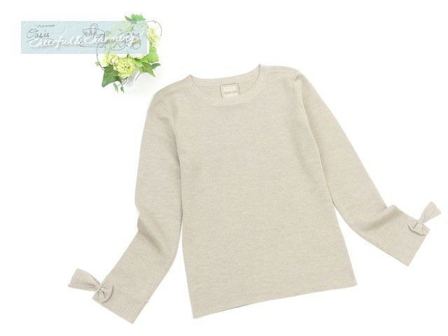 DAISY LIN/FOXEY フレンチシックセーター 40 シナモン カシミヤシルク