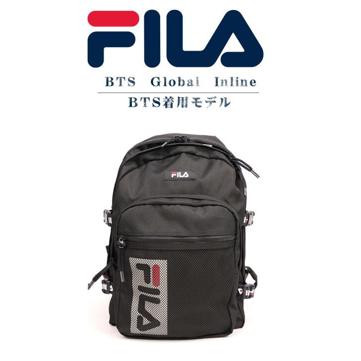 BTS着用モデル ファンブック付き】FILA フィラ リュック デイパック