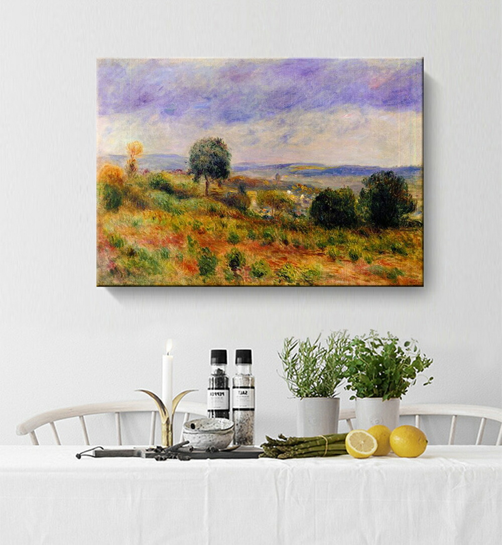 ルノワール Landscape, Vuvers-sur-Oise 絵画 風景画 Renoir