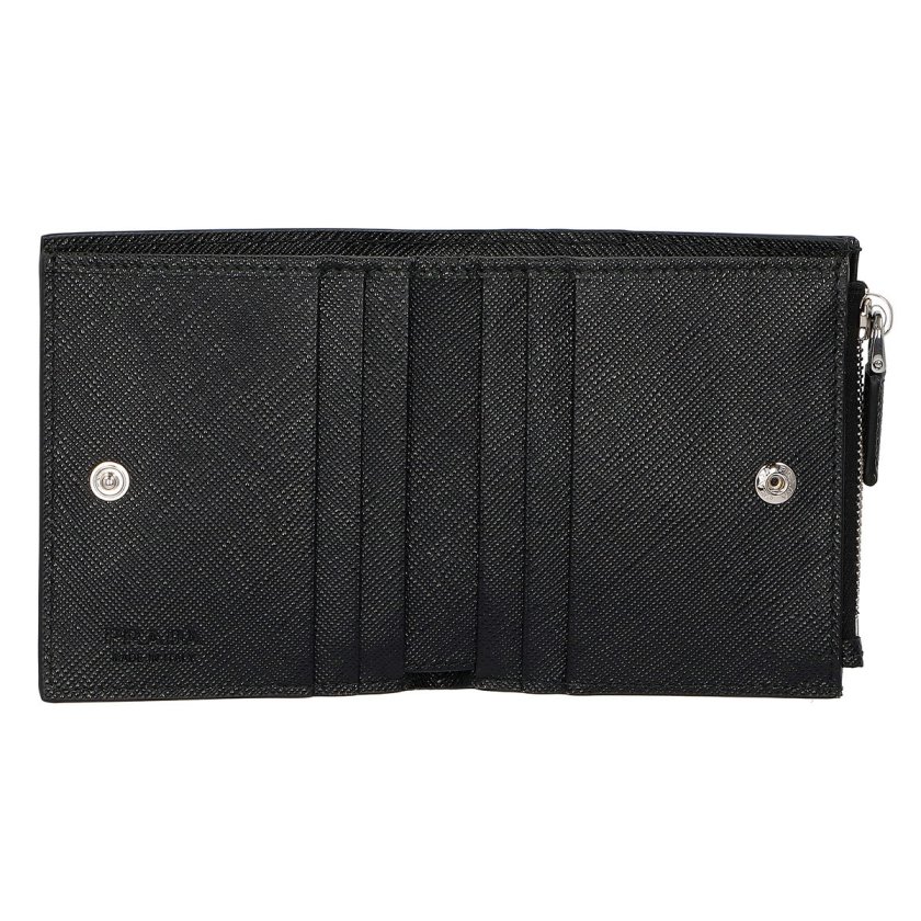 プラダ PRADA 財布 二つ折り財布 小銭入れ付き サフィアーノレザー