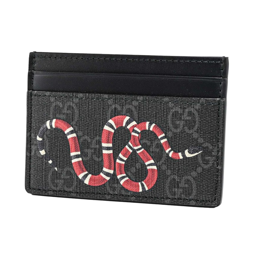 GUCCI グッチ GGスプリーム キングスネーク ケース キーリング付き