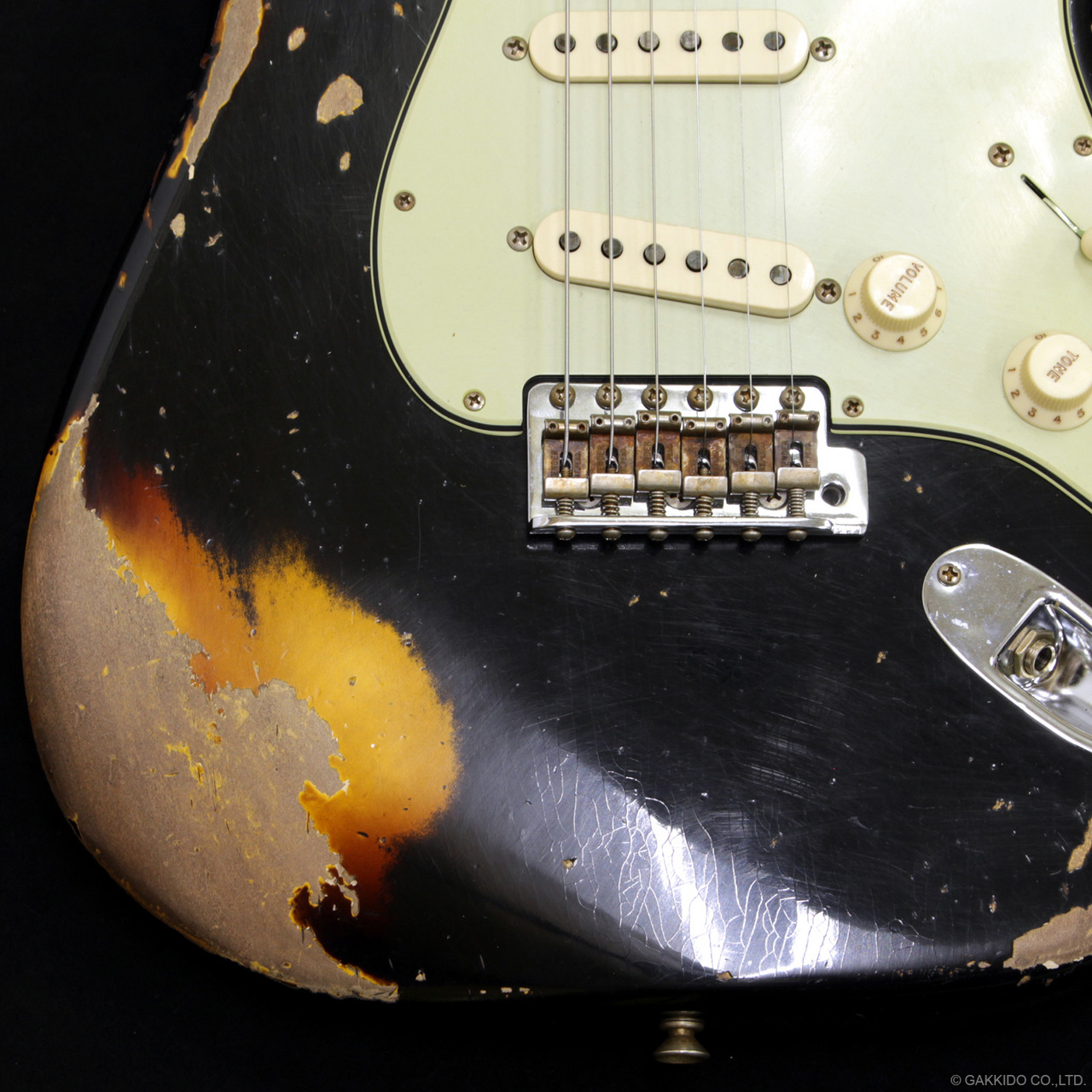 Fender Custom Shop 1960 Stratocaster Heavy Relic [Aged Black over