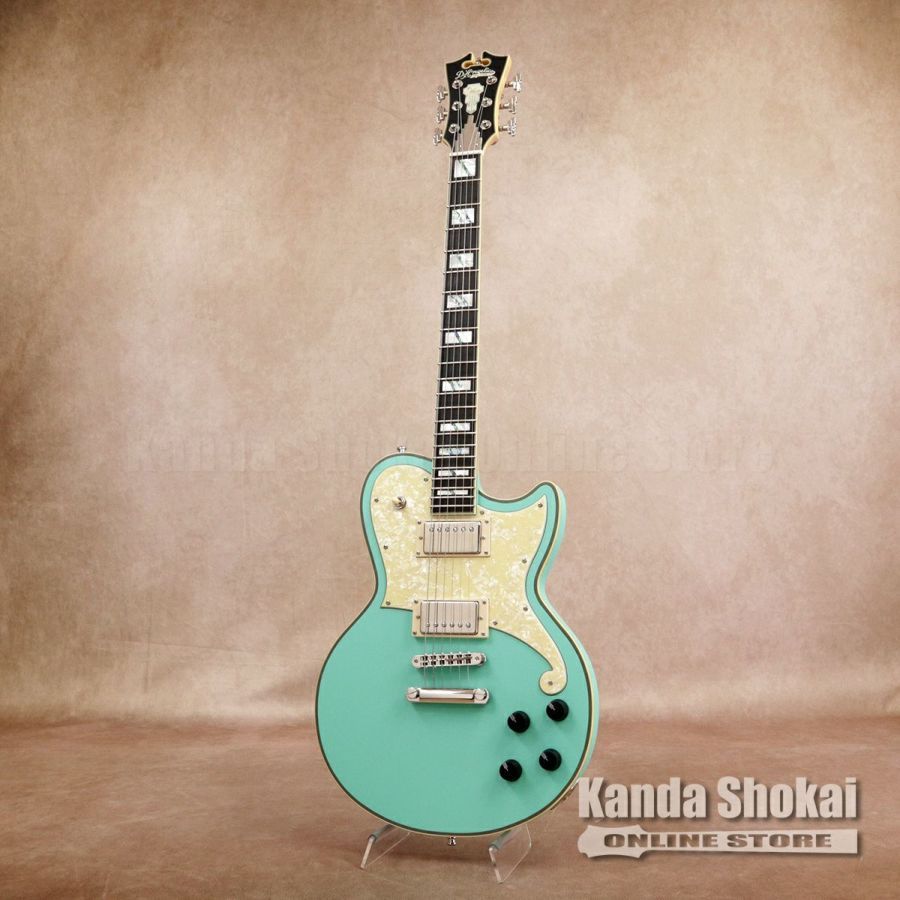 D'Angelico Deluxe Atlantic Limited Edition, Matte Surf Green（新品