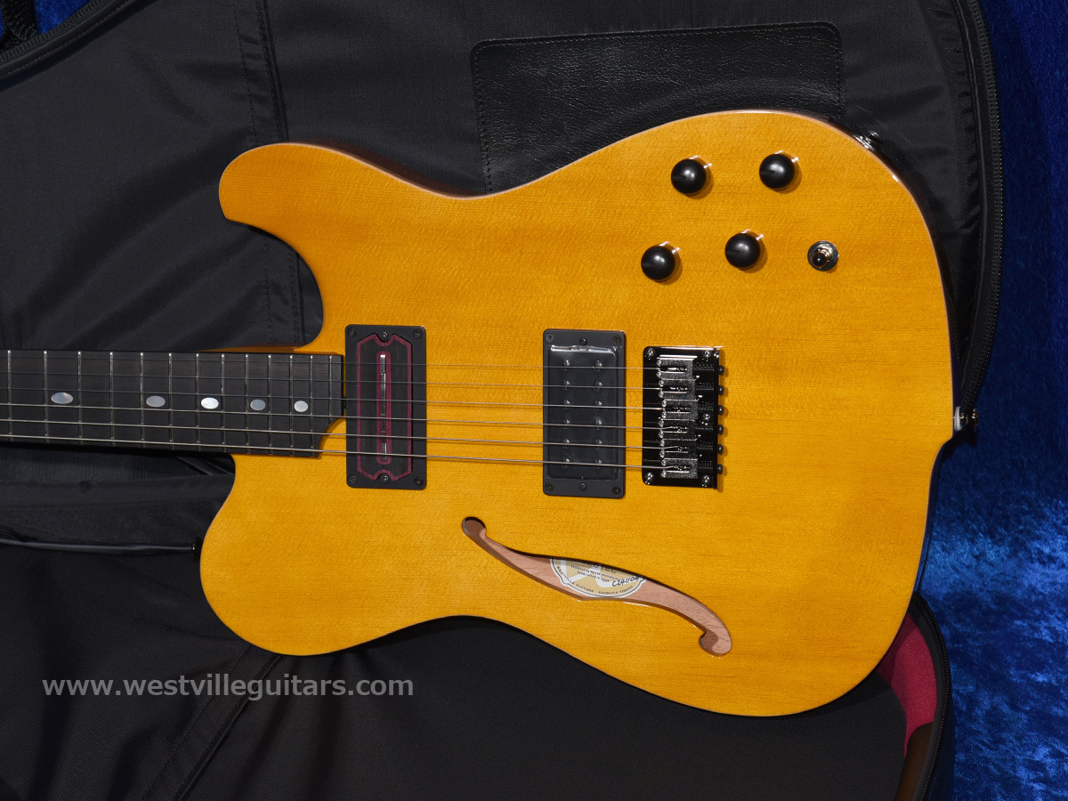Westville Westel Semi-Hollow (Spruce top, Mahogany back / C8-AL4