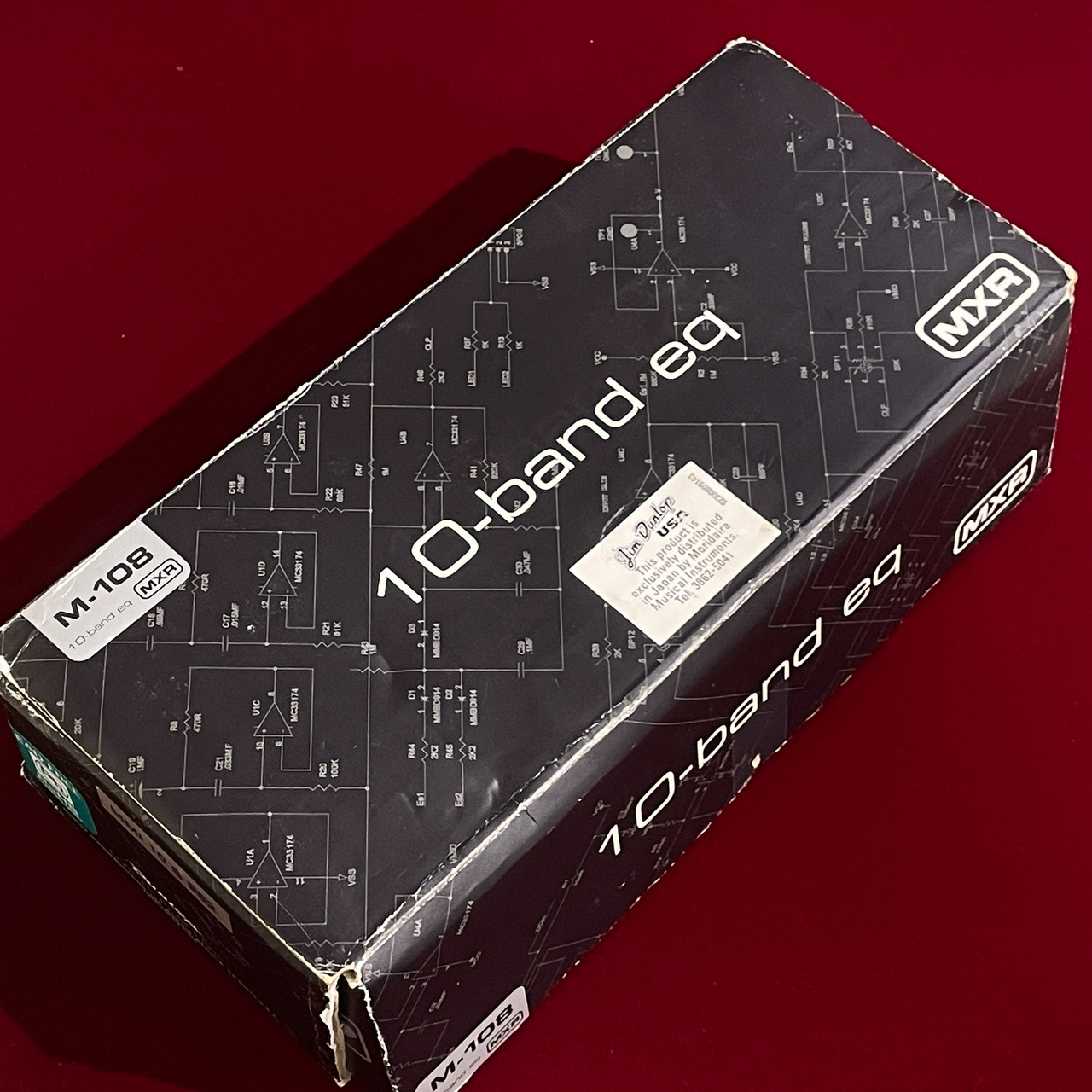 MXR M108 10-Band EQ 【中古】【箱取説・専用18Vアダプター付属