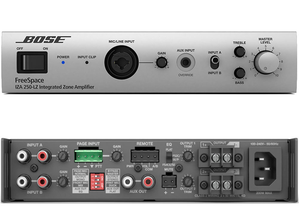 BOSE FreeSpace IZA250-LZ v2 ◇ パワーアンプ ・25W+25W 8Ω（新品