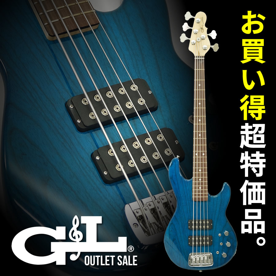 G&L USA Custom Shop L-2500 (Clear Blue/Rosewood) [アウトレットSALE