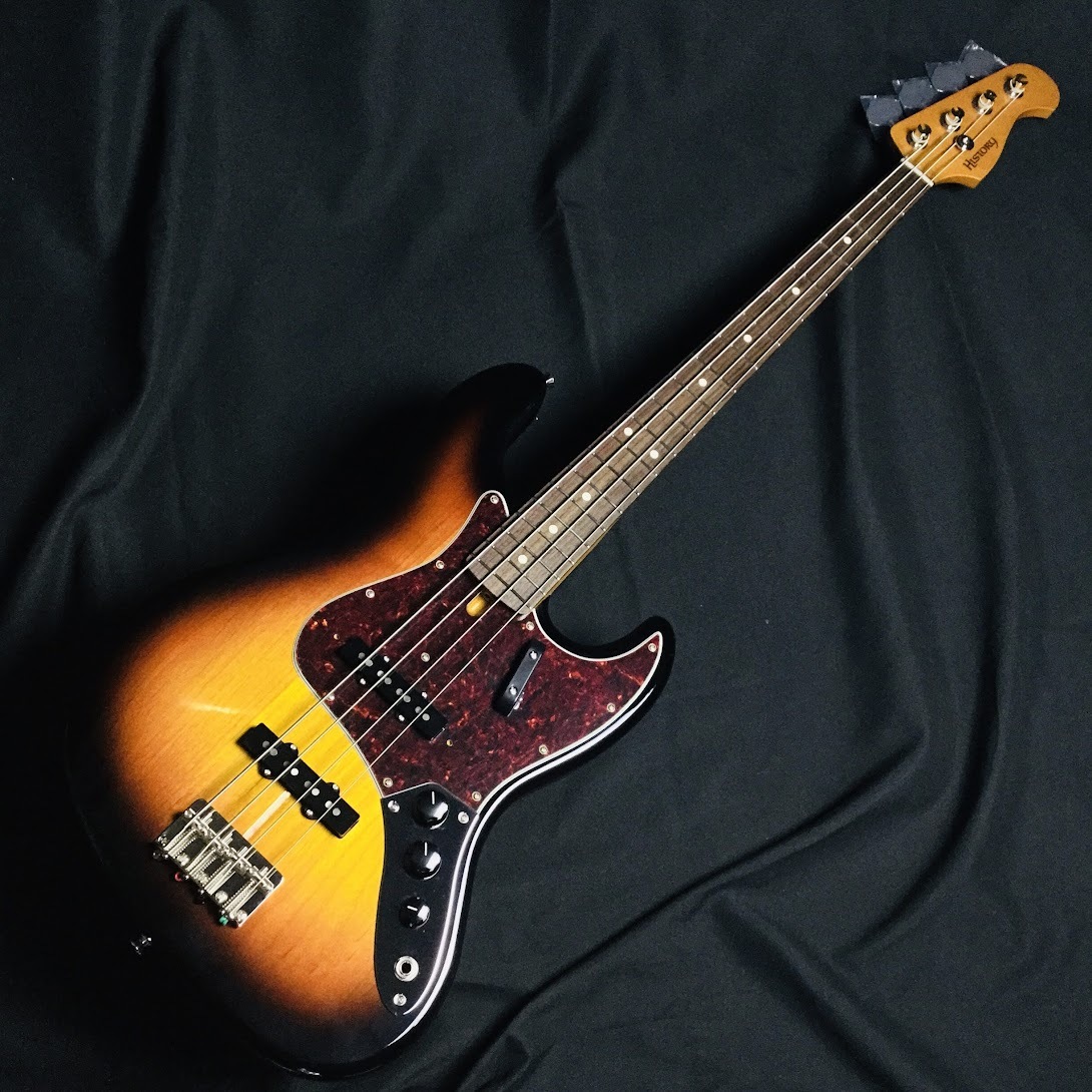 HISTORY HJB-Premium 3TS ジャズベースタイプ オールラッカー塗装