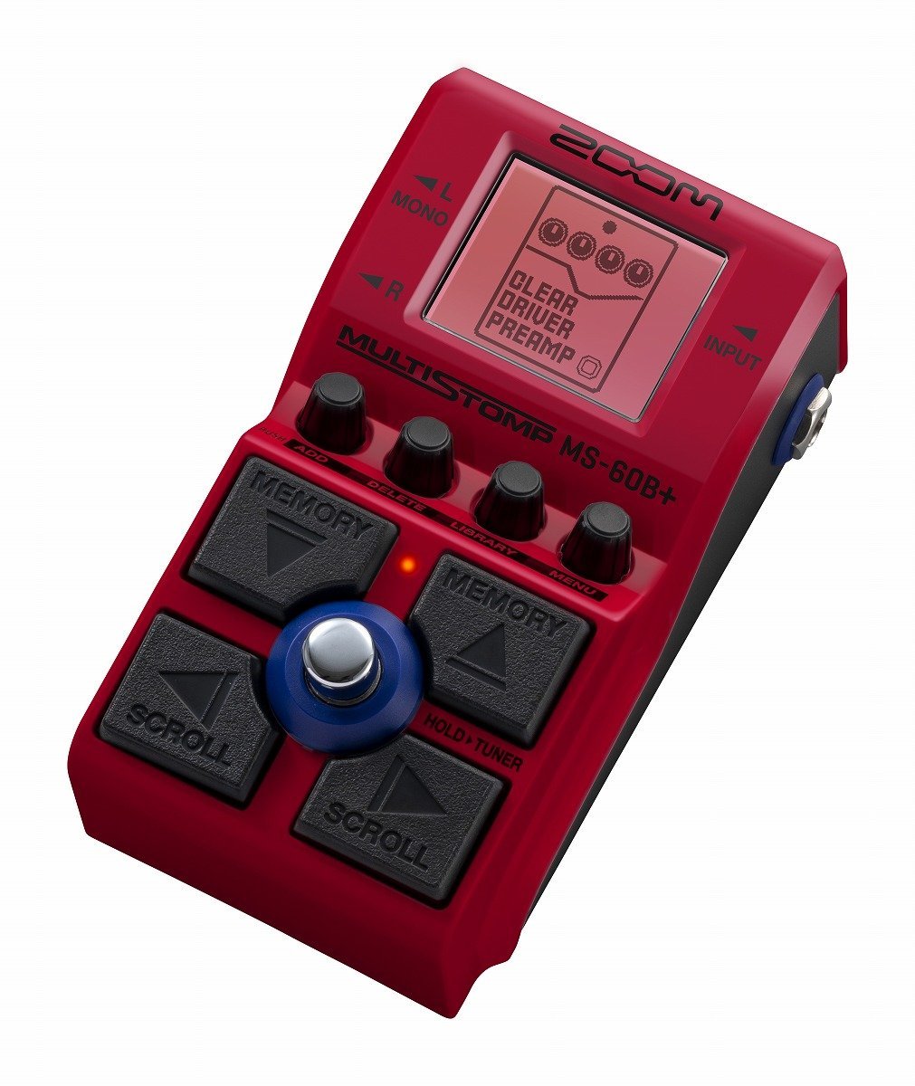 ZOOM MS-60B+ MultiStomp Bass Pedal ベース用 マルチエフェクター