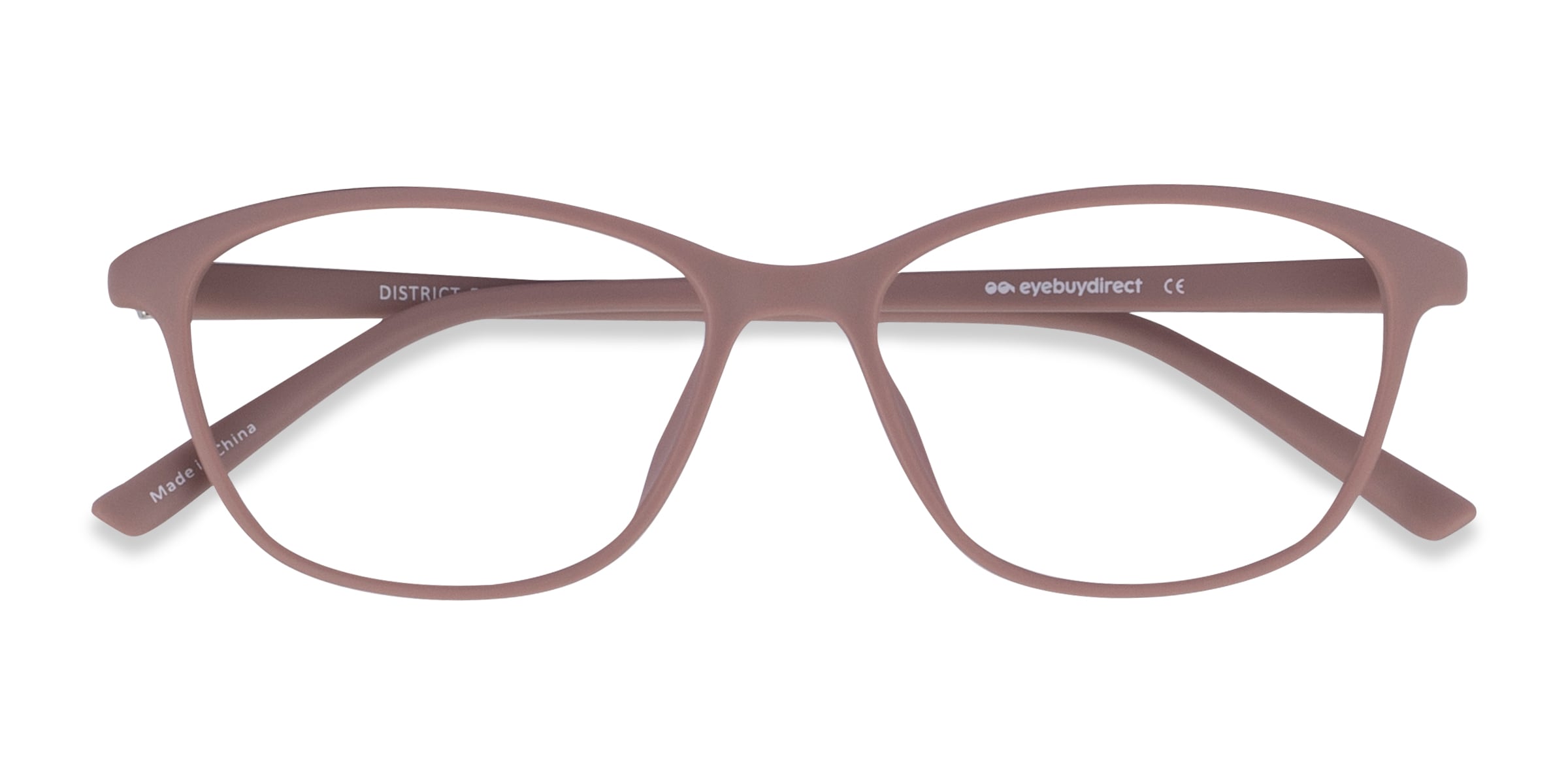 District Rectangle Matte Green Full Rim Eyeglasses | Eyebuydirect