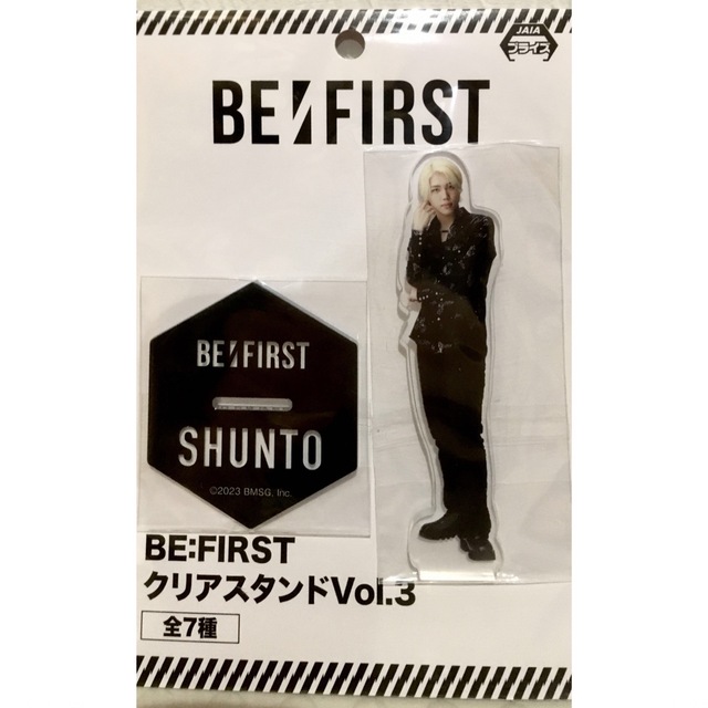 BE:FIRST - BE:FIRST クリアスタンド vol.3 SHUNTO シュントの通販 by