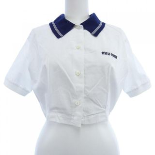 MIU MIU - ミュウミュウ MIU MIU ポプリンシャツ MK1857 SOOO 10RG S