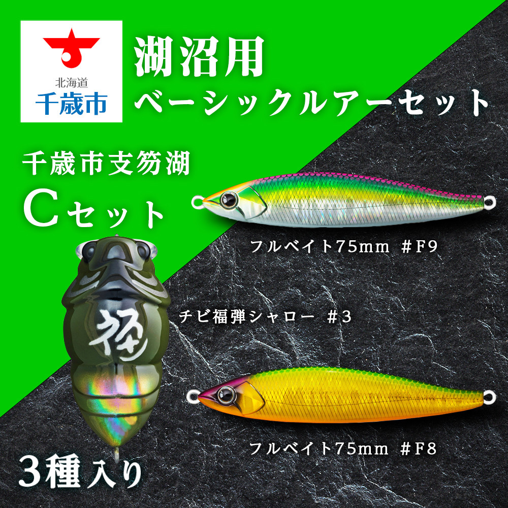 千歳市支笏湖Cセット（湖沼用ベーシックルアーセット） - 北海道千歳市