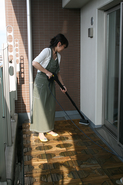 ケルヒャー ジャパン「家庭用高圧洗浄機 ベランダクリーナー」モニター