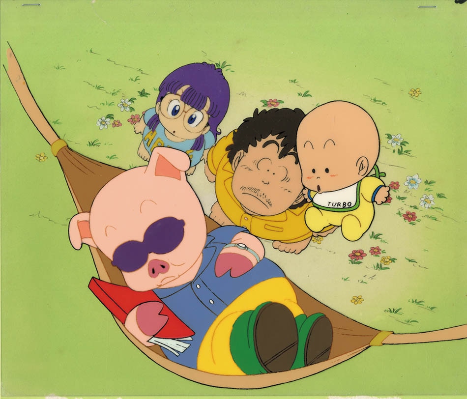 Dr.スランプ アラレちゃん セル画2枚+背景 Dr.スランプ アラレちゃん