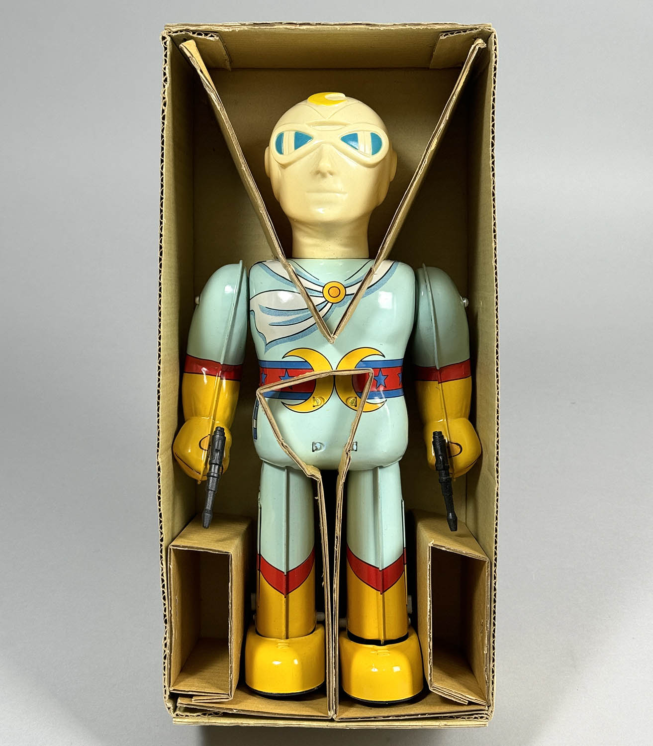 1001] 月光仮面 電動歩行ブリキ