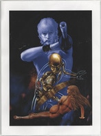 井上雄彦複製原画2枚組 「親鸞」