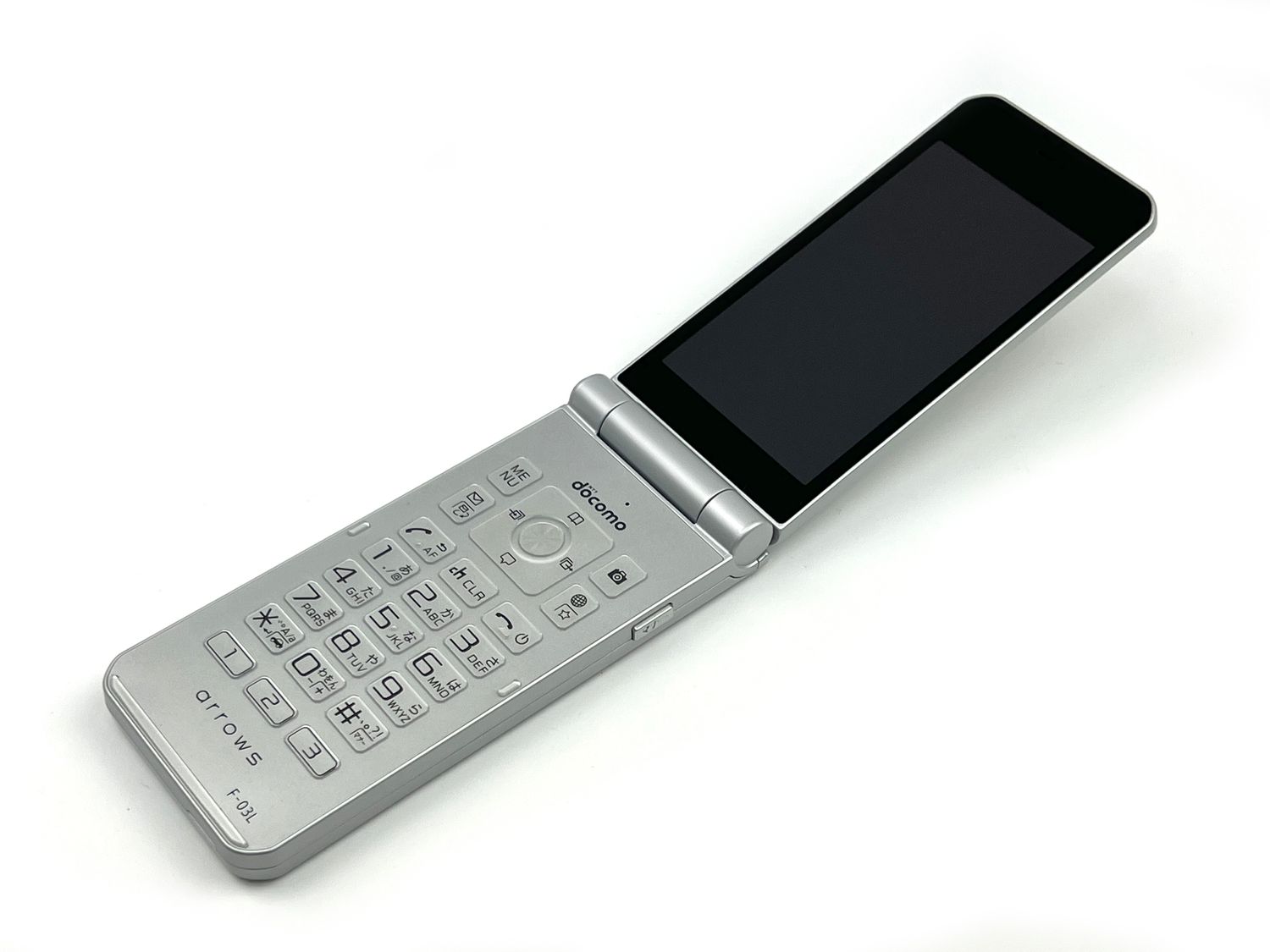 ムスビー｜docomo arrows ケータイ F-03L シルバー ドコモ ガラホ