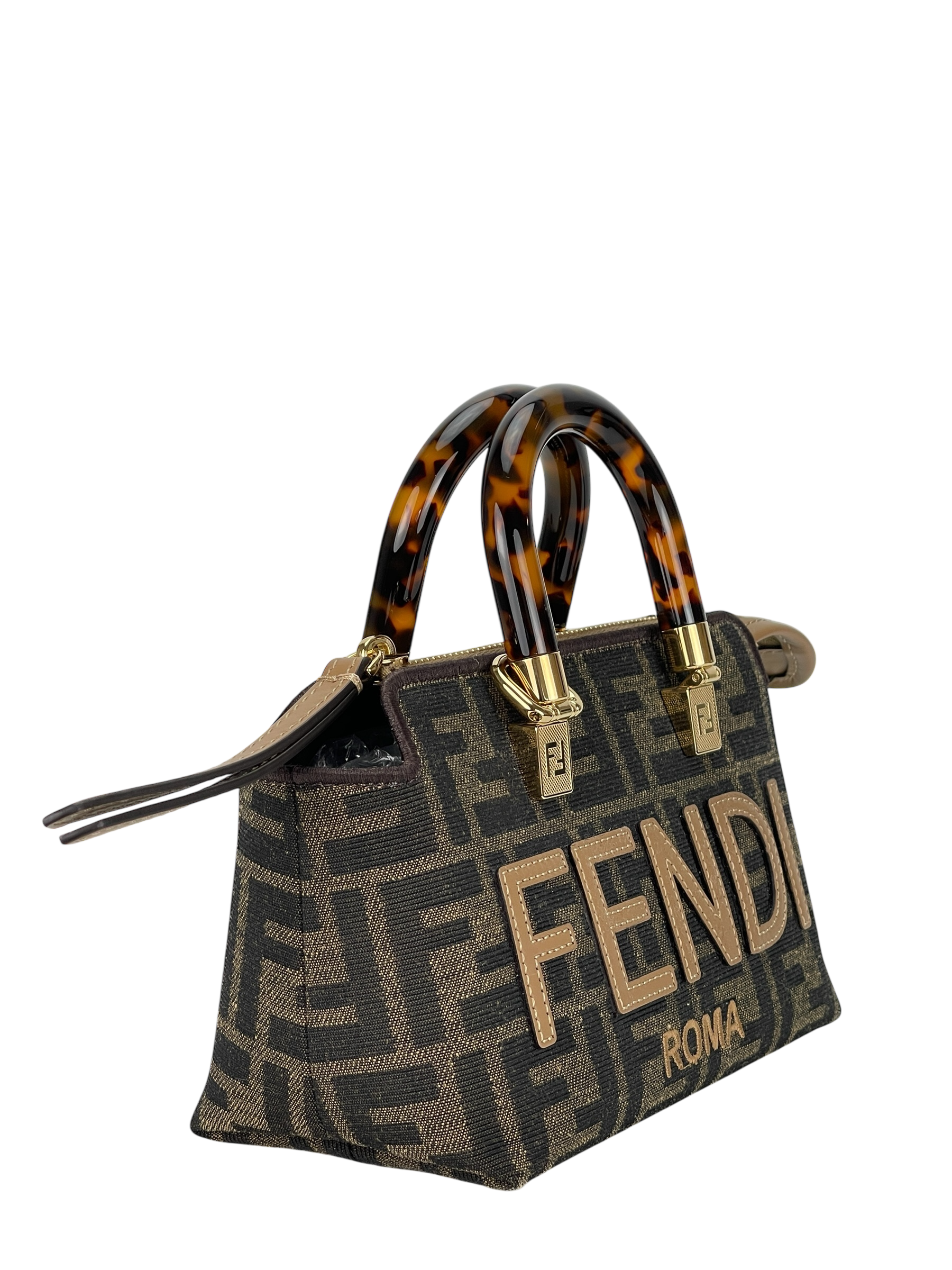 FENDI - Zucca Brown By the way 2way Boston Bag Mini – Camellia