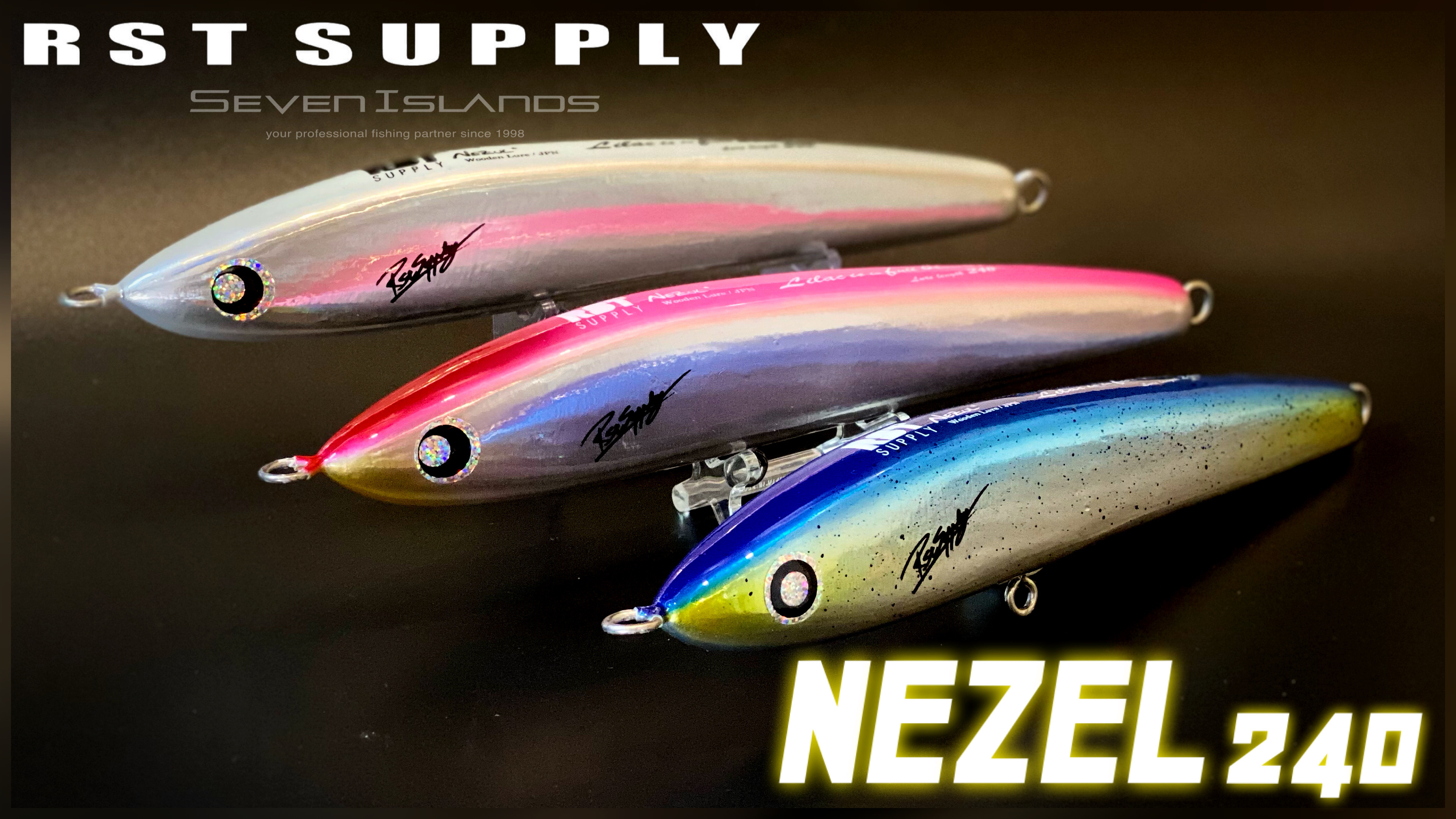 RST SUPPLY NEZUL 240 HANDMADE WOODEN LURE - 七島釣具香港有限公司