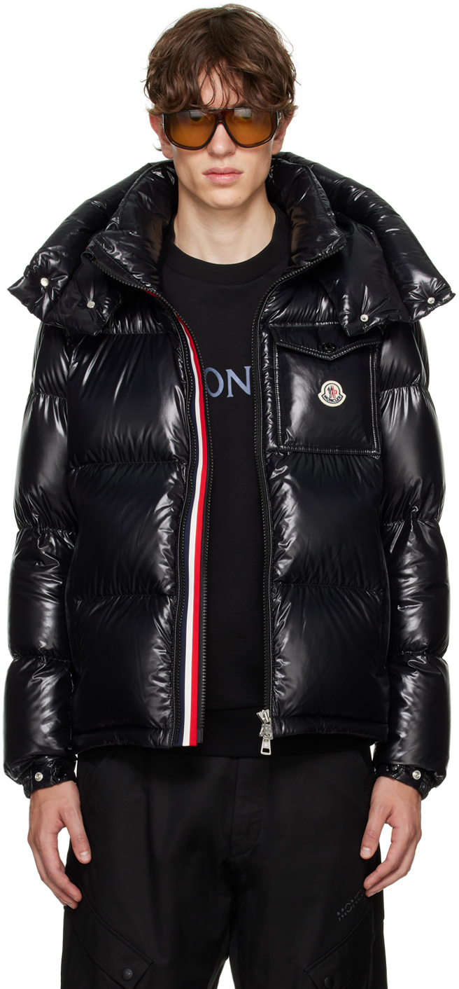 Moncler: ブラック Montbeliard ダウンジャケット | SSENSE 日本