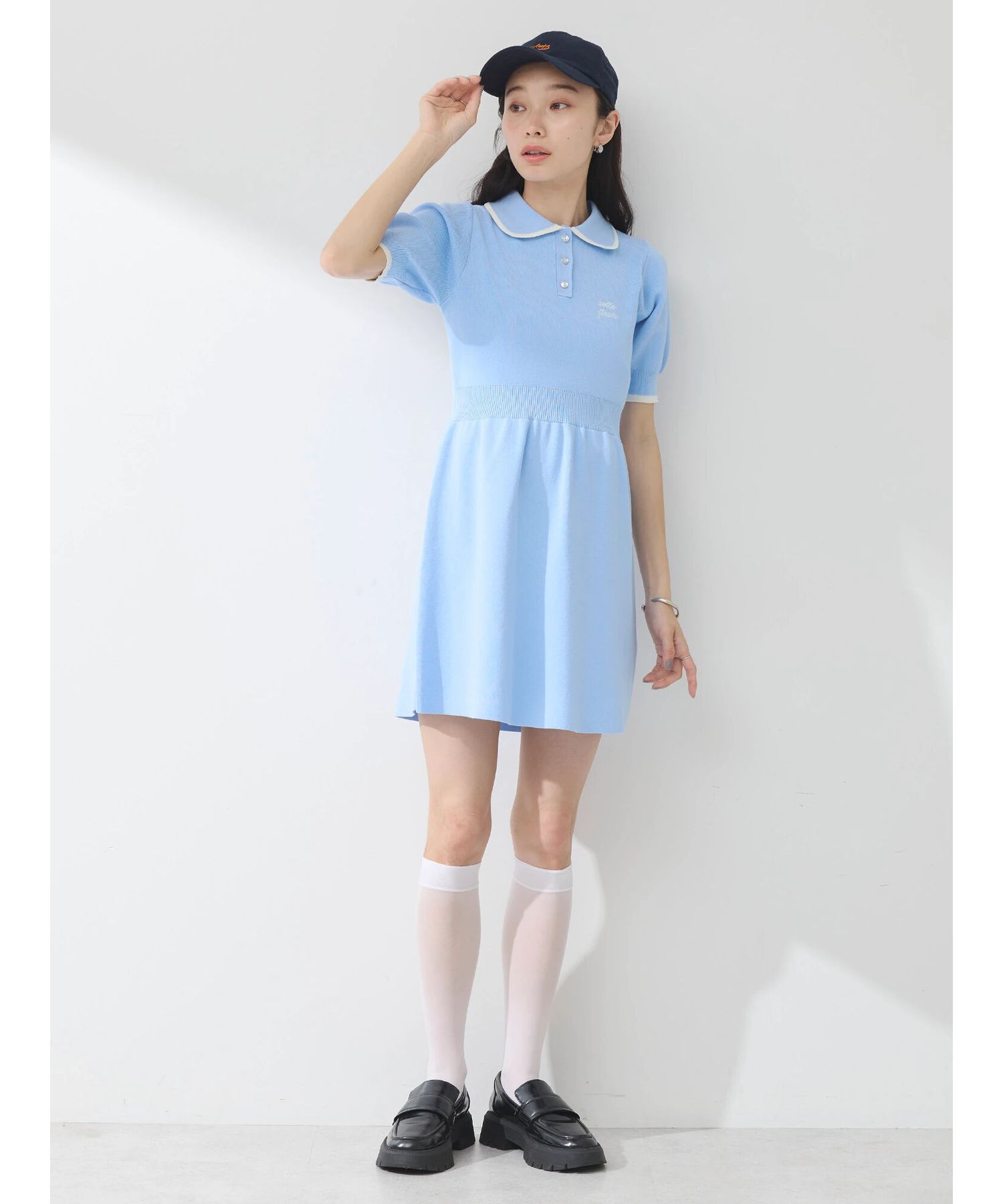 ワンポイントポロワンピース/earth music&ecology（アース