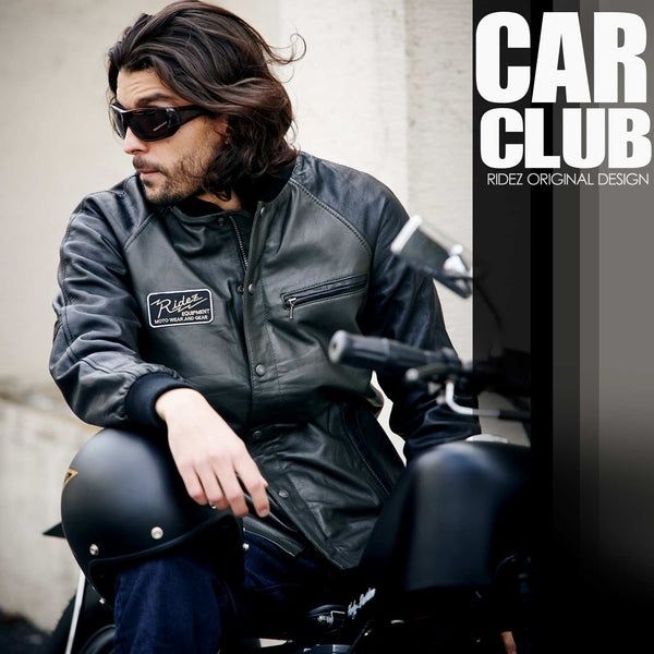 Webike | RIDEZ ライズ バイク用 カークラブコート レザージャケット