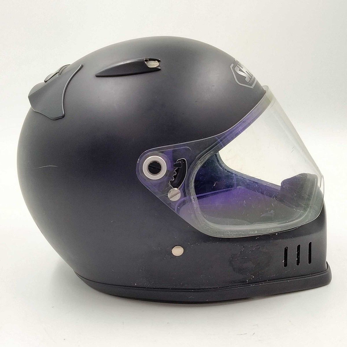 SHOEI フルフェイスヘルメット 黒/紫 ペイズリー サイズ・S SHOEI Zー7