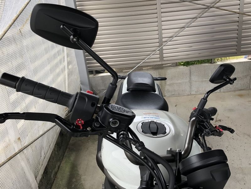 新型 エリミネーター 純正ミラー 左右セット 新車外し 新型