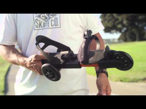 ローラースケート Cardiff スケート クルーザーL（ブラック×ブルー