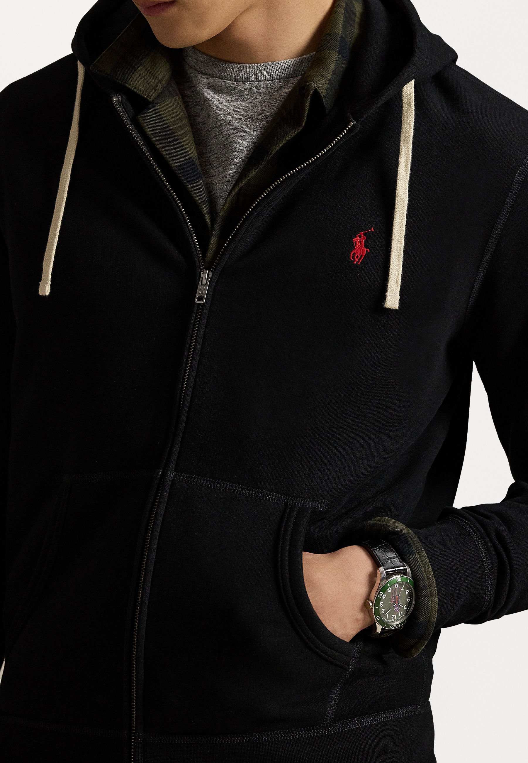 Polo Ralph Lauren THE RL FLEECE FULL-ZIP HOODIE - Hoodie - black