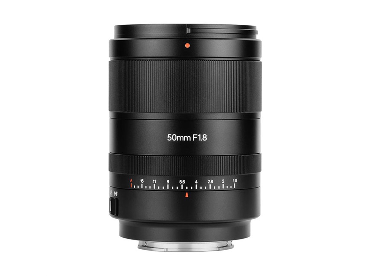 七工匠、フルサイズ対応の標準単焦点レンズ「50mm F1.8 AF」ソニーE用