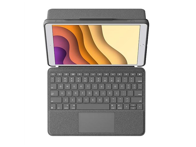 ロジクール、トラックパッド付きのiPad用キーボード一体型ケース