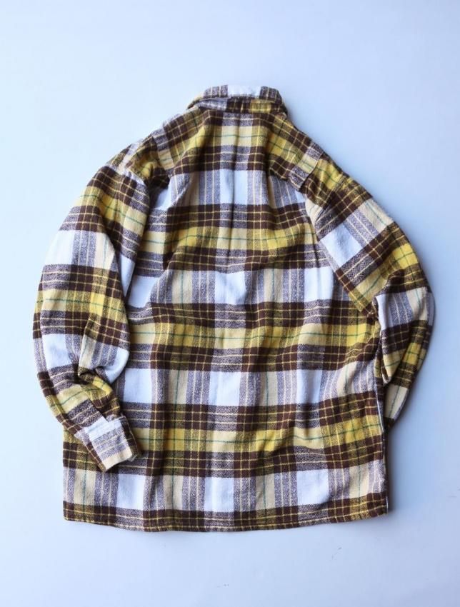 50s PENNEY'S TOWNCRAFT | コットンネルシャツ - MATIN, VINTAGE