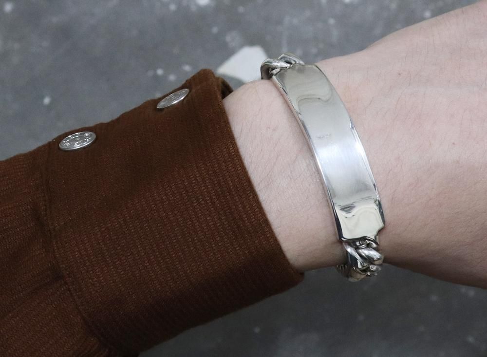 Taxco Mexico 925 Heavy ID Bracelet -11mm wide- ｜ タスコメキシカン