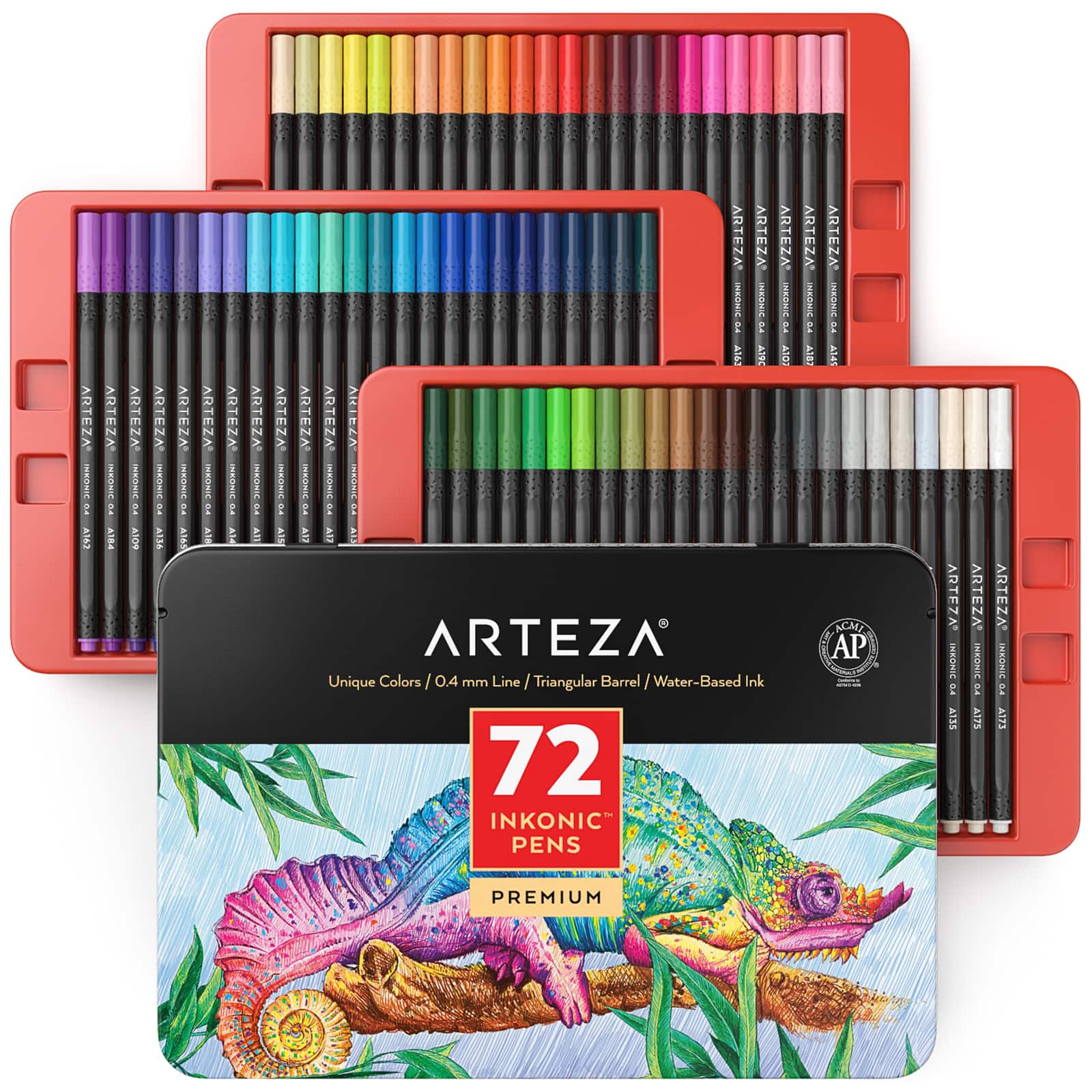 Arteza® Inkonic® 72 Fineliner Pen Set | Michaels