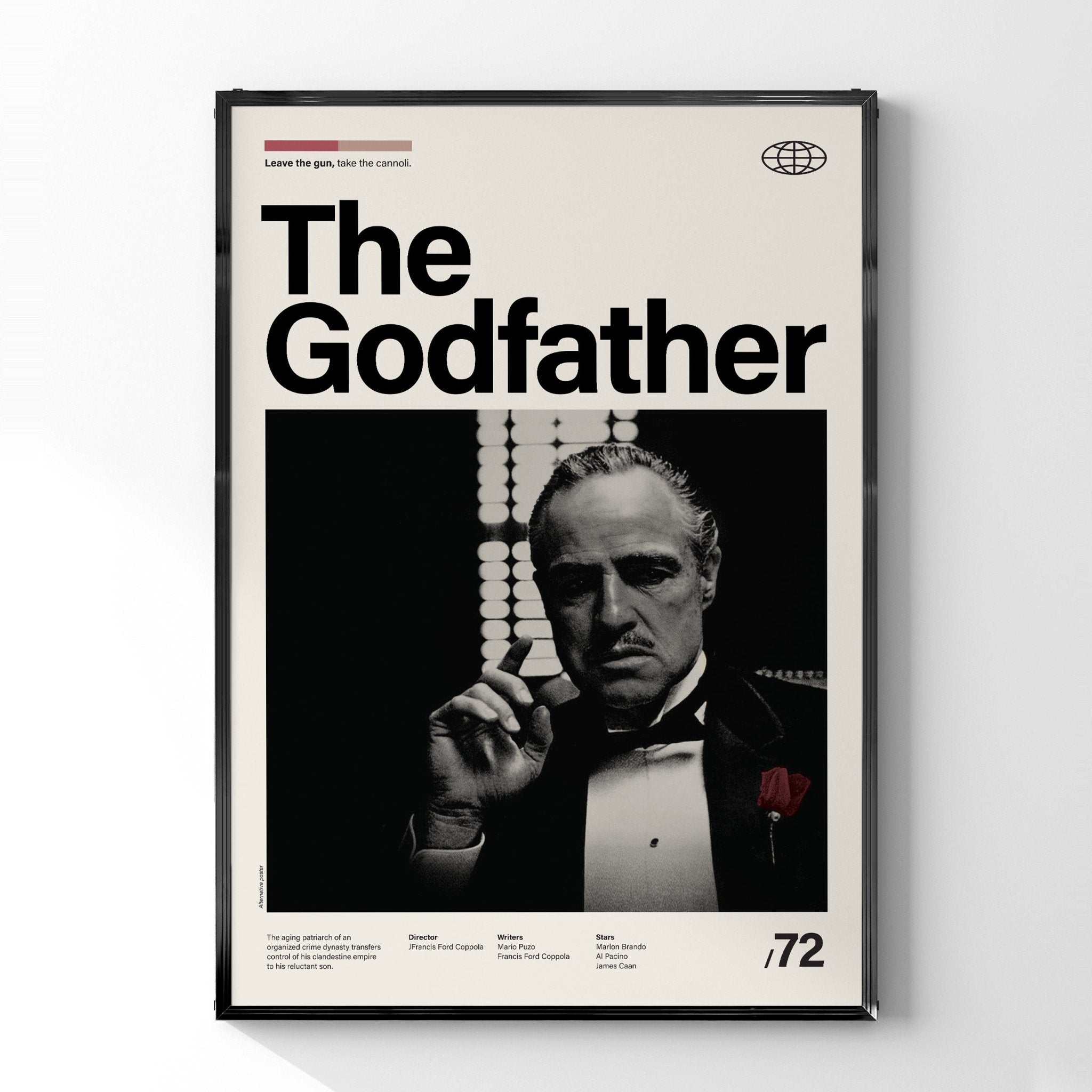 ゴッドファーザー」ミニマリストアートポスター – Ink Jp