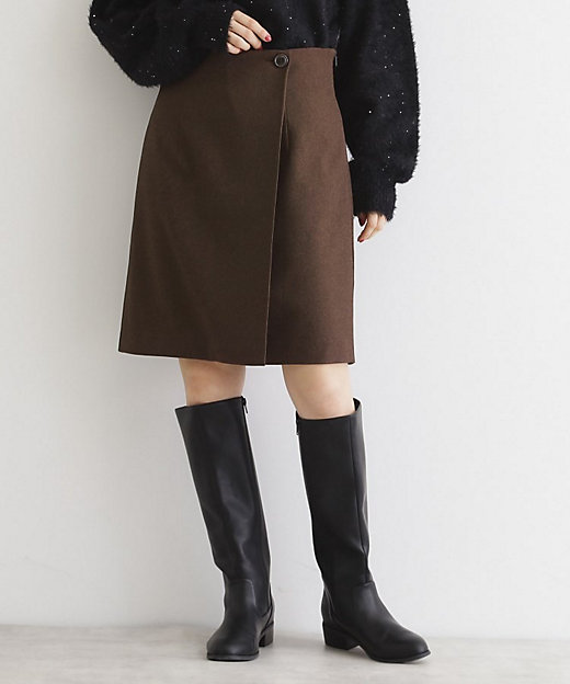 BAILA掲載】ラップ風ミニスカート（2002370356） | THE