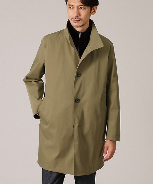 ライナー付】ツイルストレッチ ステンカラーコート