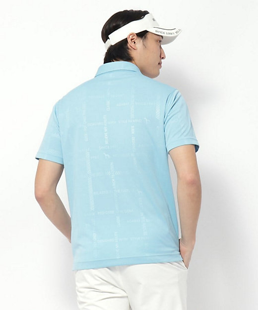 UVカット／吸水速乾 クールコアロゴチェックポロシャツ