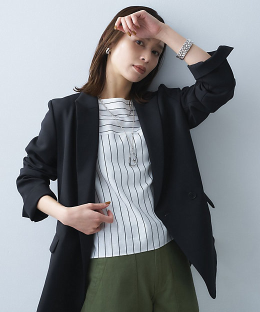 ダブルブレストジャケット（2002603409） | UNTITLED (Women