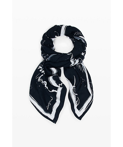 フォラールレタリングスカーフ 26SAWA08 | Desigual (Women