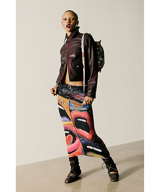 アートグラフィック プリントロングスカート 26SWFKX0