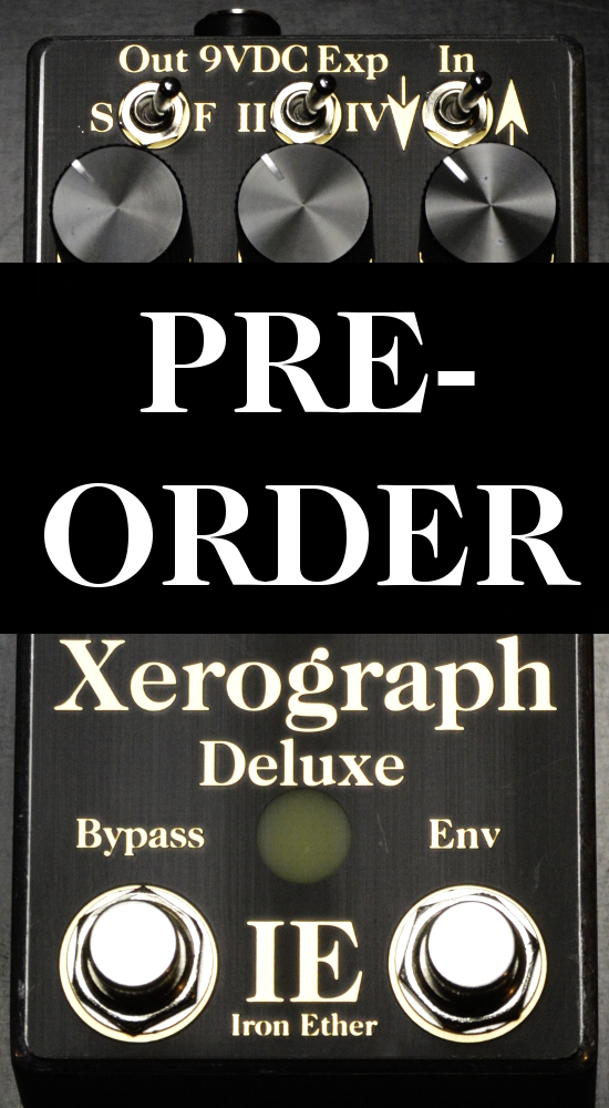 Xerograph Deluxe PRE-ORDER read this before adding to cart – Iron