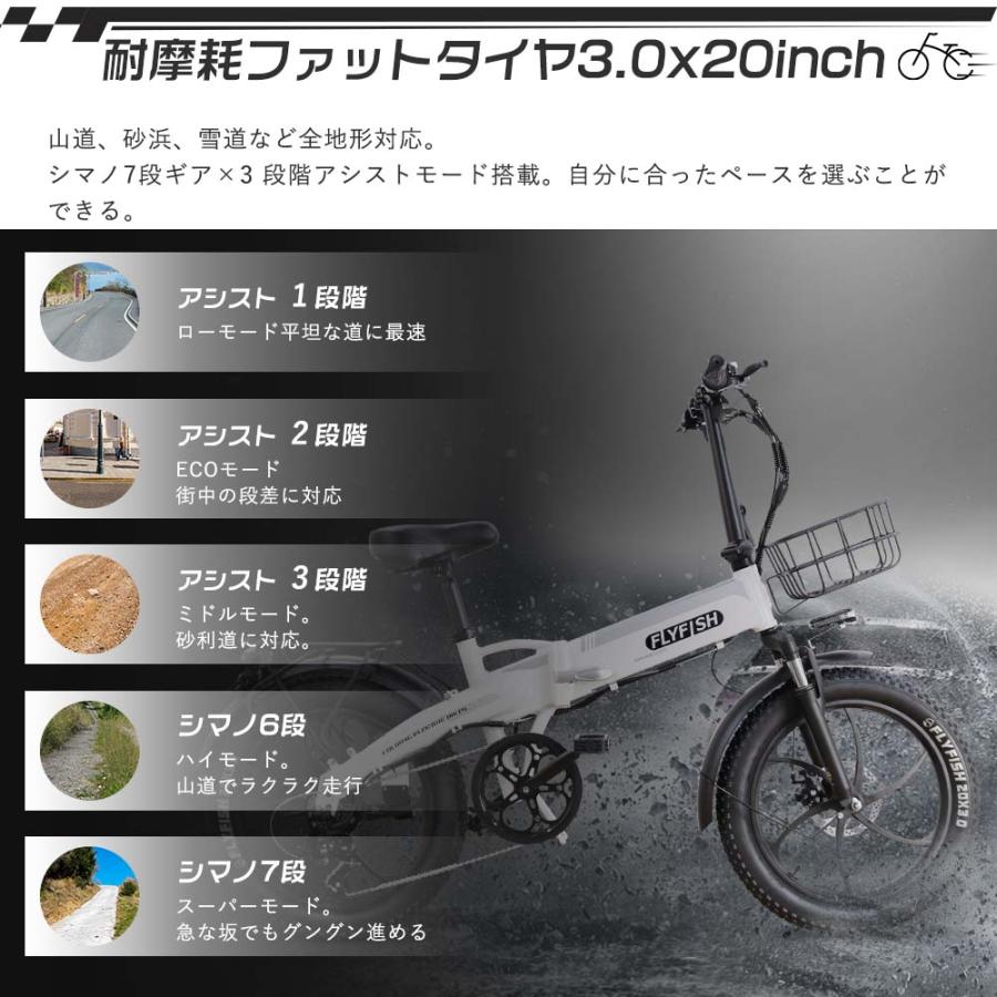 2025年登場 ファットバイク 電動アシスト自転車 20インチ 折りたたみ