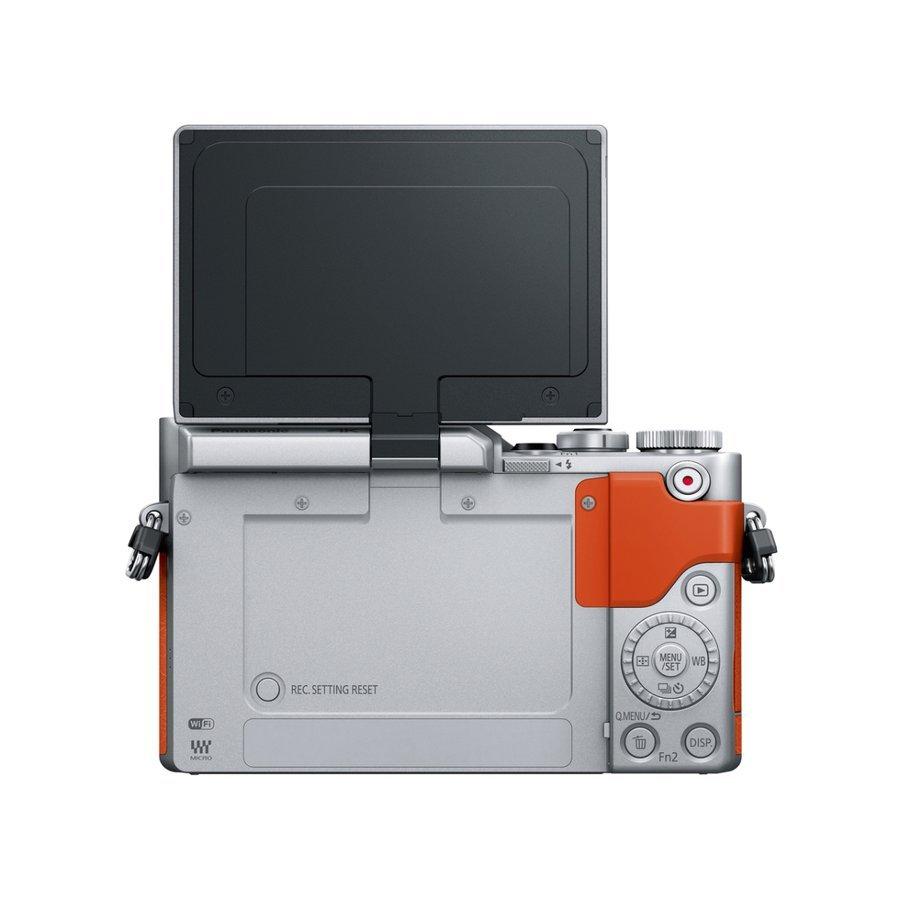 LUMIX パナソニック Panasonic DC-GF10 オレンジ 単焦点 ダブルレンズ