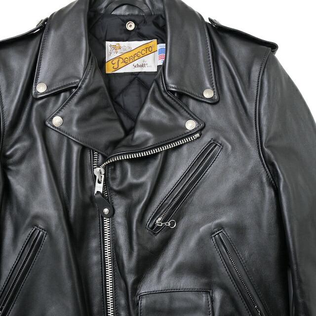 Schott（ショット）#618 ダブルライダース ジャケット [BLACK