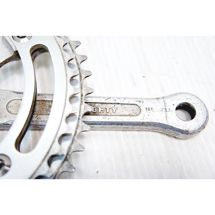 ▽▽スギノ SUGINO MIGHTY クランク 165mm 51-47T シルバー : サイクル