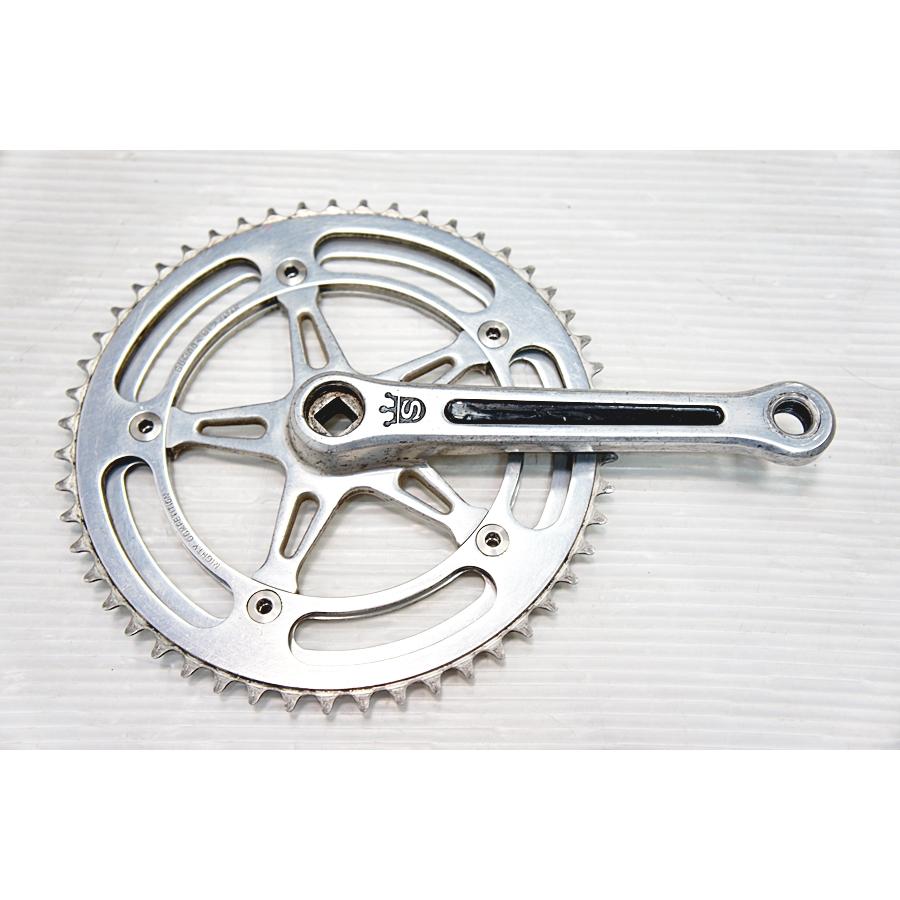 ▽▽スギノ SUGINO MIGHTY クランク 165mm 51-47T シルバー : サイクル