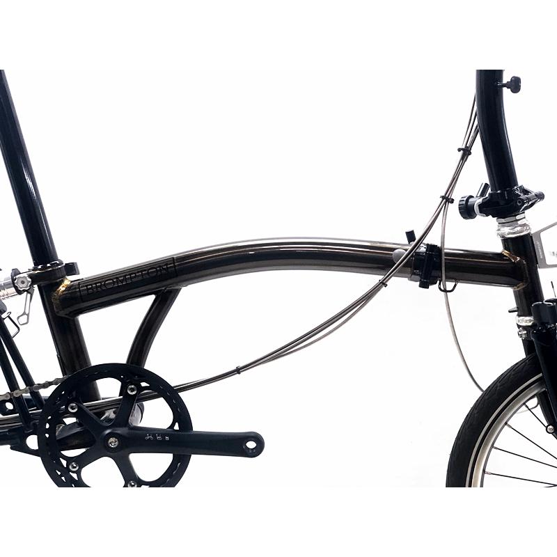 美品 ブロンプトン BROMPTON C Line Explore Mid S6M BLACK EDITION